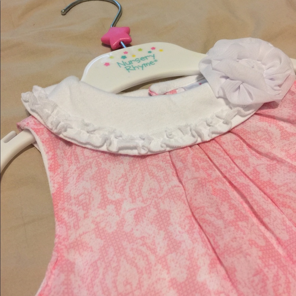 Bubble outfit by Nursery Rhyme- pink and white
